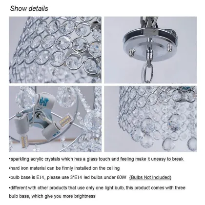 American Style Crystal Chandelier for Dining Room