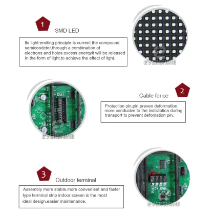 High Quality P4 1/8 Scan 256x128mm Nationstar LED Lamp SMD1921 Outdoor Full Color Display Module