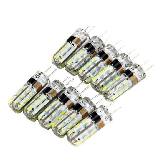 2W G4 LED Bulb AC110V/220V Silicone 24leds 3014smd No Flicker LED Light for Crystal Chandelier