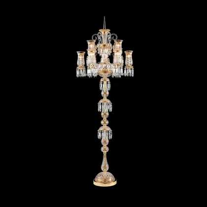 Bohemia Classic Style Red Crystal Table Lamp - 2 Lights E14 Bedroom Dining Room