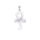 Clear Crystal Handmade Craved Ankh Pendant (20x30mm) for DIY Making Jewelry Necklace