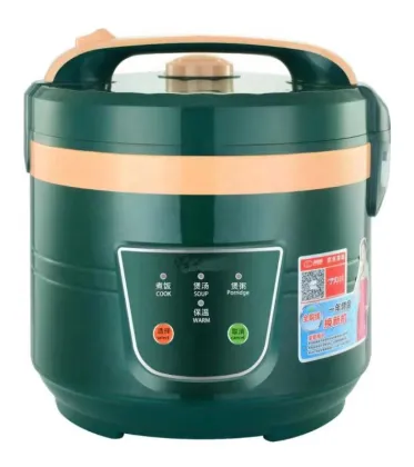 3L Treasure Green Electric Rice Cooker - Professional Manufacturers Home Cooking Appliance Kitchen Equipment