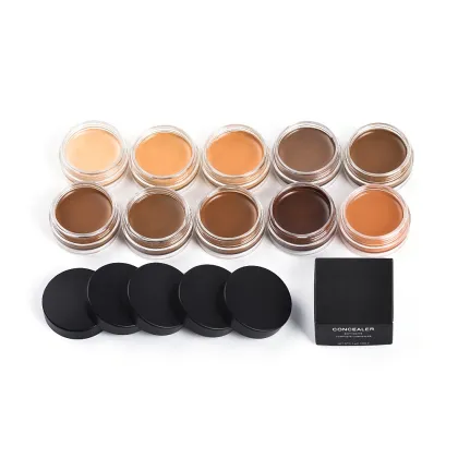 Private Label Cosmetics: Customizable Matte Finish Waterproof Concealer Cream (10 Colors, Unisex, 3 Years)