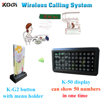 CE Approved 433.92MHz Restaurant Wireless Button Calling System