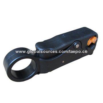 Coaxial cable stripper, 2-blade, for RG59/62/6/4C/5C