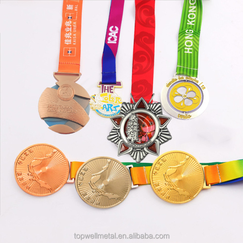 Medallas conmemorativas 3D de metal personal personalizada de alta calidad barata