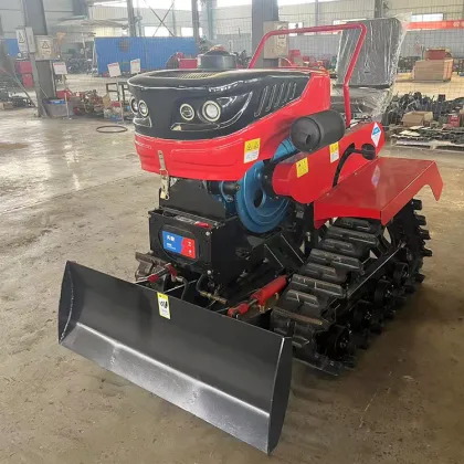 Mini Crawler Rotary Tiller for Agricultural Multifunctional Machinery