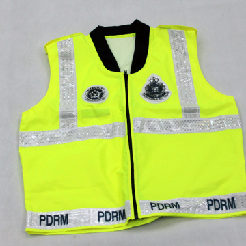 factory stocks yellow high visibility reflective security vest security guard vest