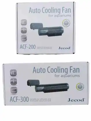 Jebao ACF Series Aquarium Cooling Fans: Mute Automatic Temperature Control Fans (ACF-200, ACF-300)