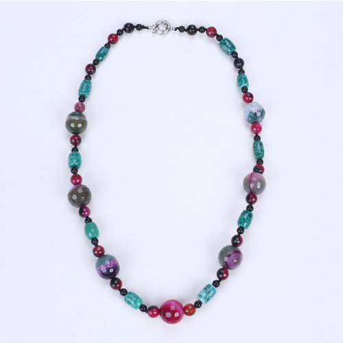 Newest Colorful Necklace Dyed Agate