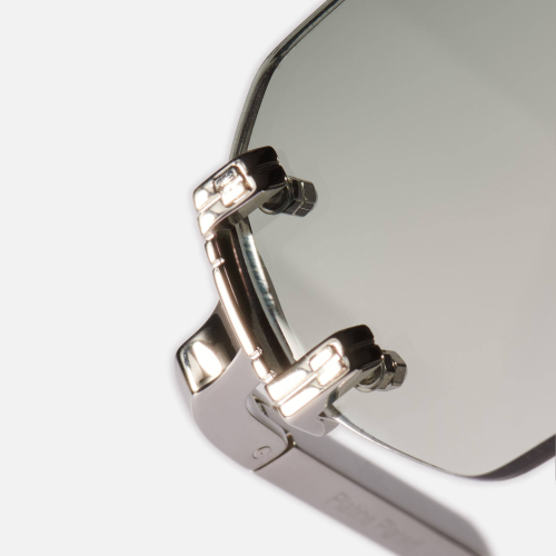 Diamond Cut Rimless Sunglasses