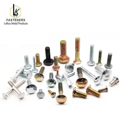 Балты карэткі з круглай галоўкай і квадратнай шыяй, высокатрывалая сталь маркі 8