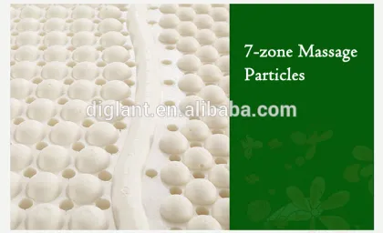 100% natural latex foam mattress sleep well massage 7zones