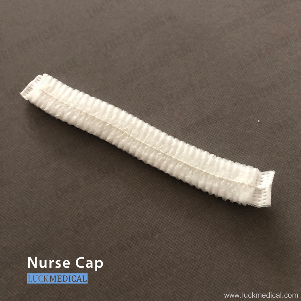 Elastic Non-Woven Head Cap Medical Use