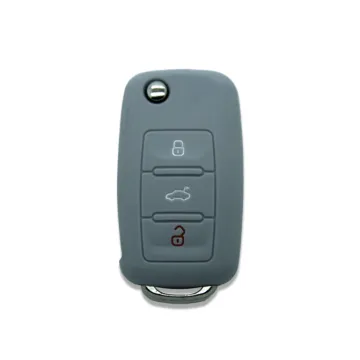Magnetic new 3 buttons silicone car key cover