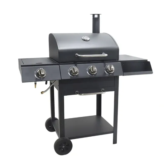 Removable Outdoor 3 Burners Gas Grill with Side Burner for Private Label