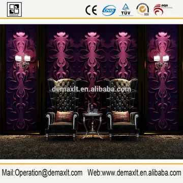 embossed decorative 3d plastic wall covering panels and different shape 3d wall art panels with Trading Assurance
