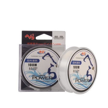 Wholesale 100M Strong Pulling Force Nylon Fishing Line - Strong and Wear-resistant Monofilament