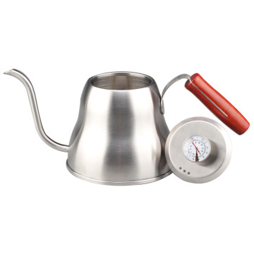 Hand Drip Pour Over Gooseneck Pot with Thermometer