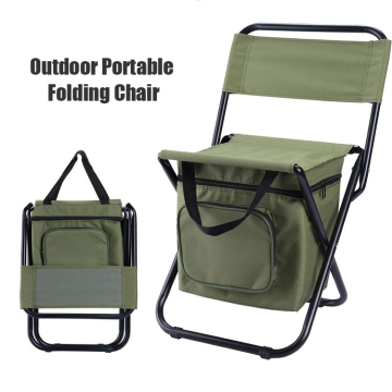 Portable Folding Ice Bag Chair: Multi-Functional Camping & Fishing Insulated Lunch Bag