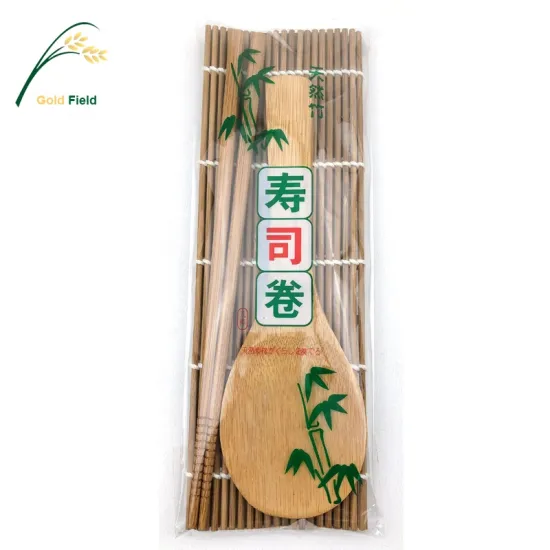 Bamboo Handmade Sushi Tool Kit - 3PCS Professional Sushi Maker Sets