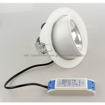 360 degree rotatable 20w white gimble downlight led for shops
