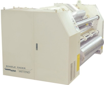 HIGH-SPEED SINGLE FACER FOR CORRUGATED BOARD PRODUCTION
