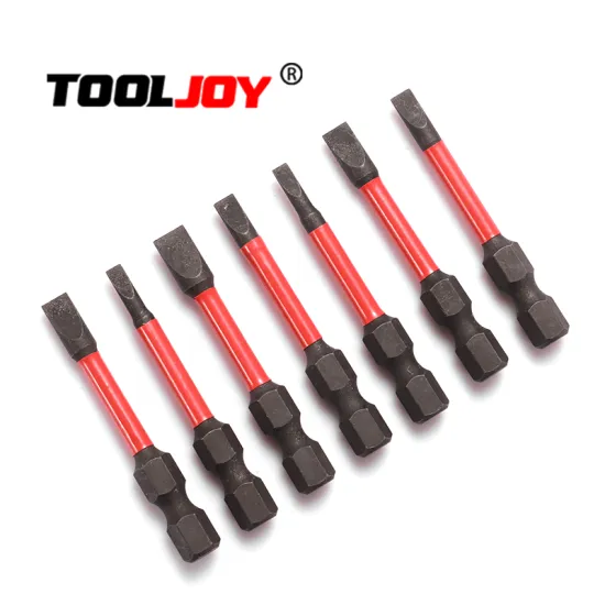Taiwan S2 Steel Impact Bits, T25 Size, 2 Inch (50mm) in TORX Format