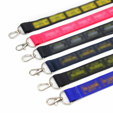 Anpassbares Design: Personalisierte Siebdruck -Logo Polyester Hals Lanyards für Telefonzubehör