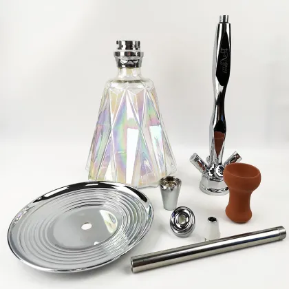 tobacco molasses flavors dubai al fakher electronic shisha glass hookah