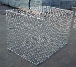 亜鉛メッキされた六角形のワイヤーメッシュガビオンボックス