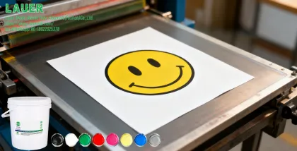 Water-based heat transfer screen printing ink