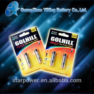 1.5V high capacity aaa lr03 am4 alkaline battery