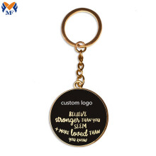 Metal Craft Heart enamel Painted Logo Keychain