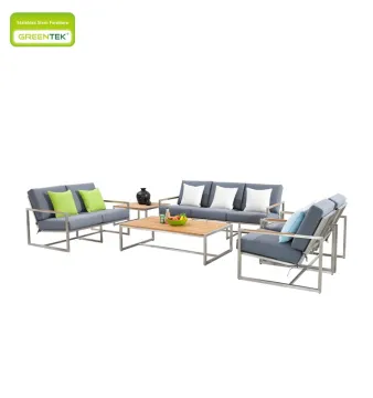 Hot Sale Sofa Teak Side Table Outdoor Set