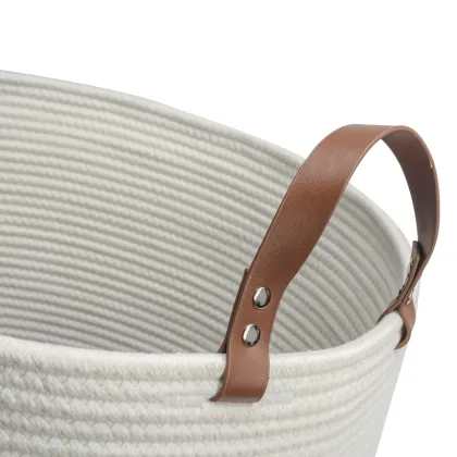 Table Storage Basket Sundry Organizer Jute