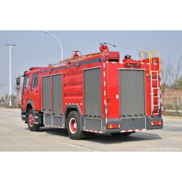 HOWO16000 Liters Dry powder water combined fire engine