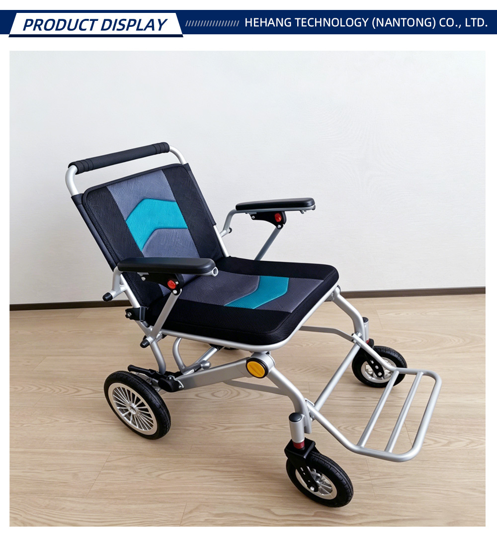 Black Foldable Electric Wheelchair X
