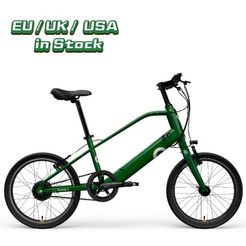 Motore mozzo di bicicletta elettrica verde