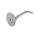 High Flow Shower Head, ABS material With Swivel Joint High Pressure Adjustable Shower Spray Head Wall Pipe