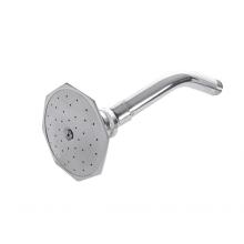 High Flow Shower Head, ABS material With Swivel Joint High Pressure Adjustable Shower Spray Head Wall Pipe