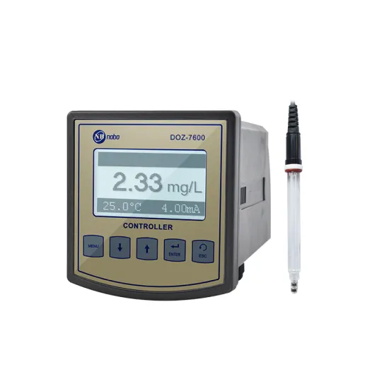 NOBO Instrument Online Residual Chlorine Analyzer and DOZ-7600 Dissolved Ozone Meter for Water Quality Monitoring