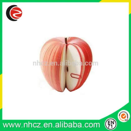 fruit shaped self-adhesive sticky notes, adversing sticky notes