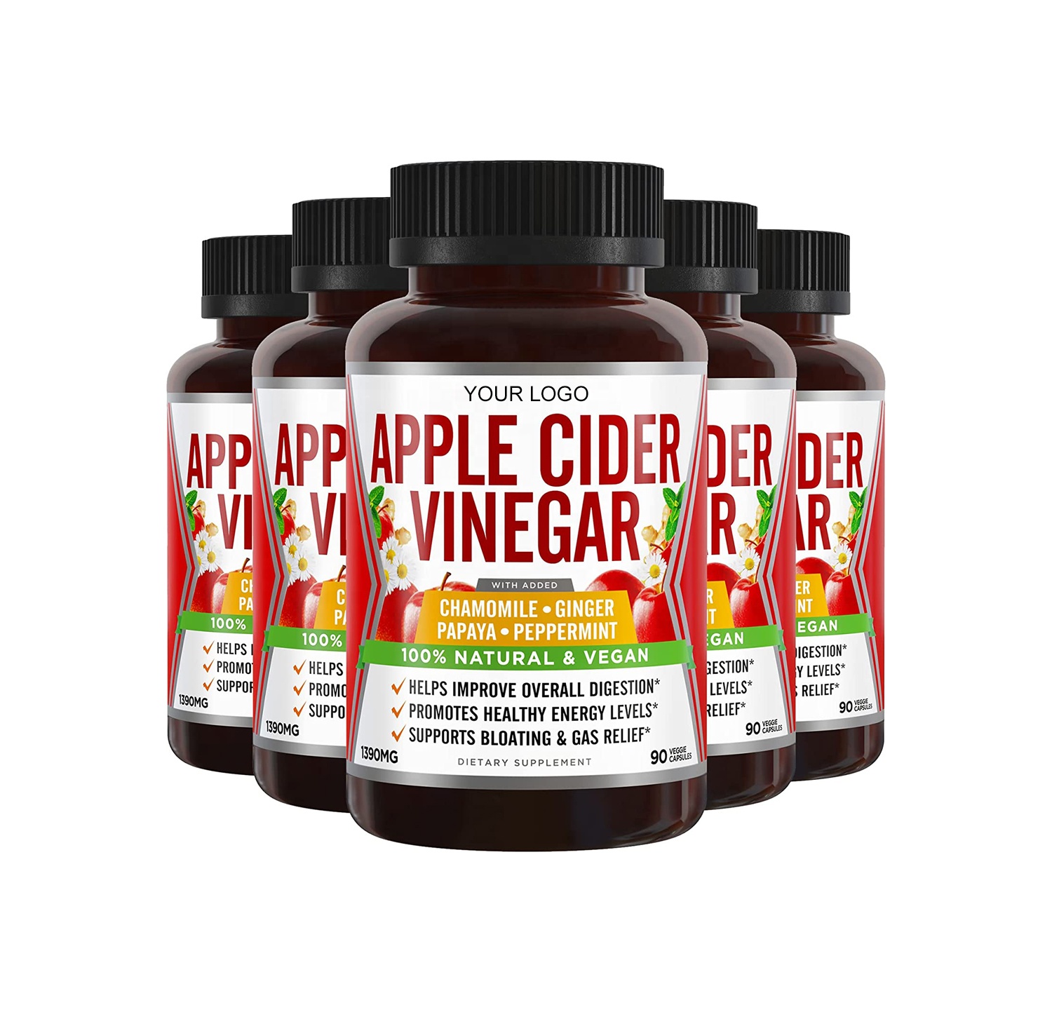 Weight Loss Detox Cleanse ACV Slimming Capsules