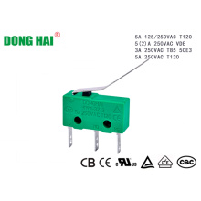 Terminal de conexión rápida de microinterruptor básico de tamaño pequeño