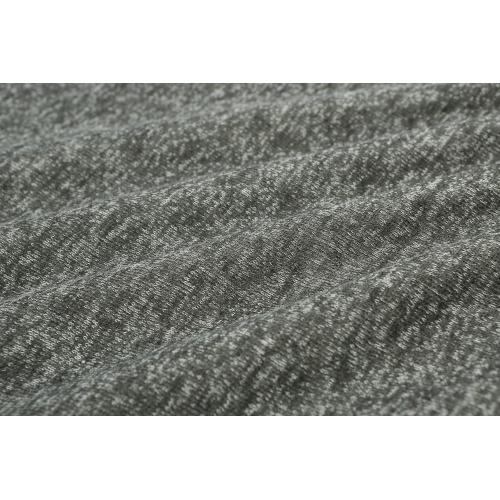 POLY BRUSHED MELANGE COLOR KNIT FABRIC