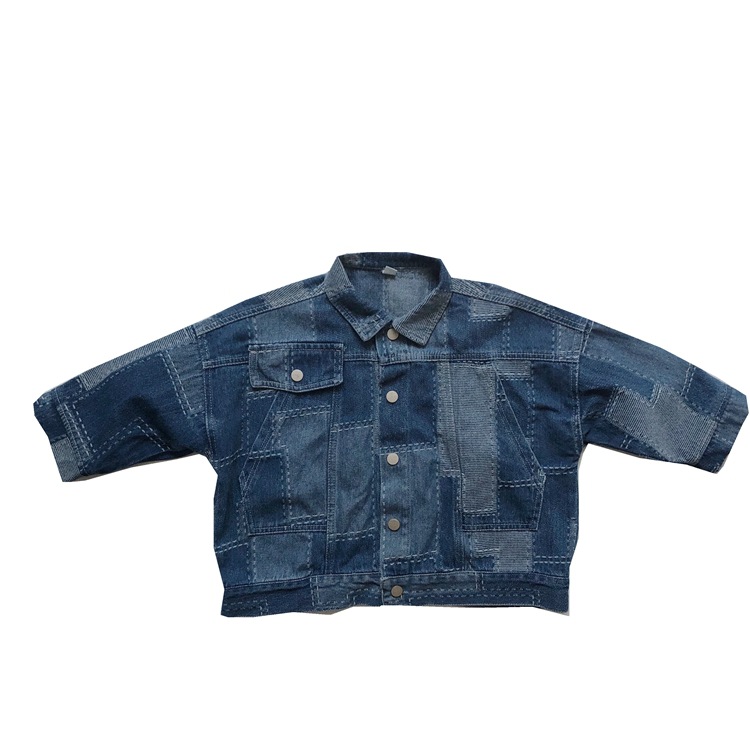 Boy Denim Jacket With Fur Collar