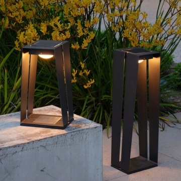 Modern Solar-Powered Outdoor Garden Lights - IP65 Waterproof LED Lanterns for Landscape Decoration