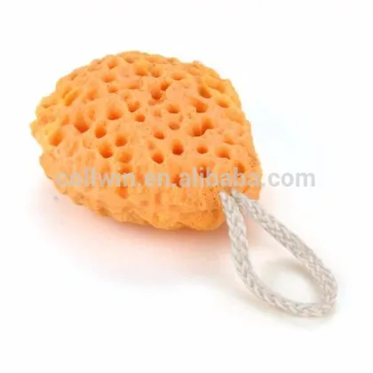 Shower Spa Sponge Body Cleaning Sponge Scrub (Orange)