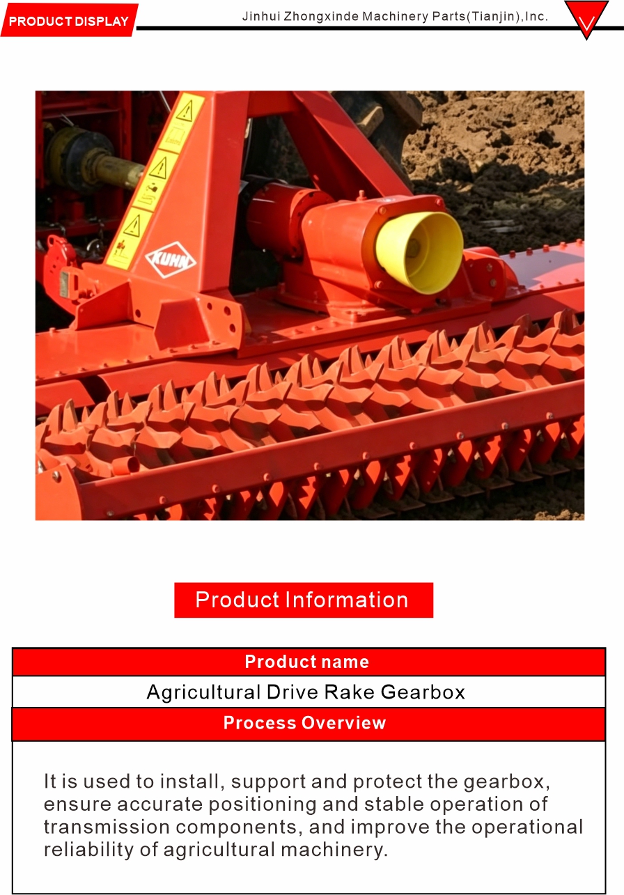 Power Harrow Gearbox Components